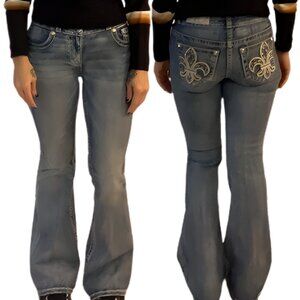 Miss Me Flare Jeans Size 27 | Mid-Rise | Approx. 30” Inseam | Buckle
